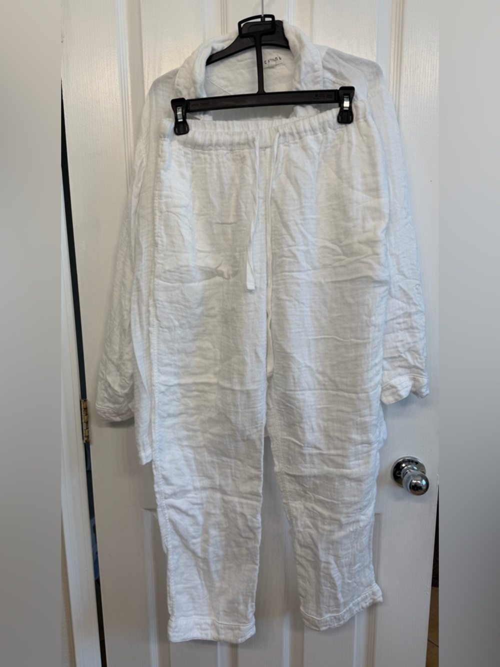 UCHINO White Lightweight Marshmallow Gauze Lounge Set